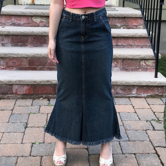 Lucky Brand Dresses & Skirts - Lucky Brand denim maxi skirt